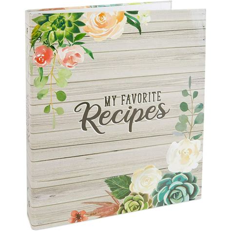 Recipe Binder With Dividers